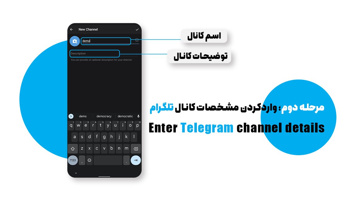مرحله دوم؛ اضافه‌کردن جزییات به کانال