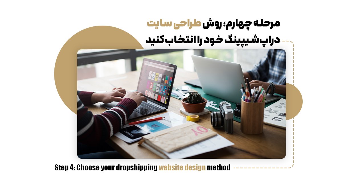 مرحله چهارم؛ روش طراحی سایت دراپ‌شیپینگ خود را انتخاب کنید