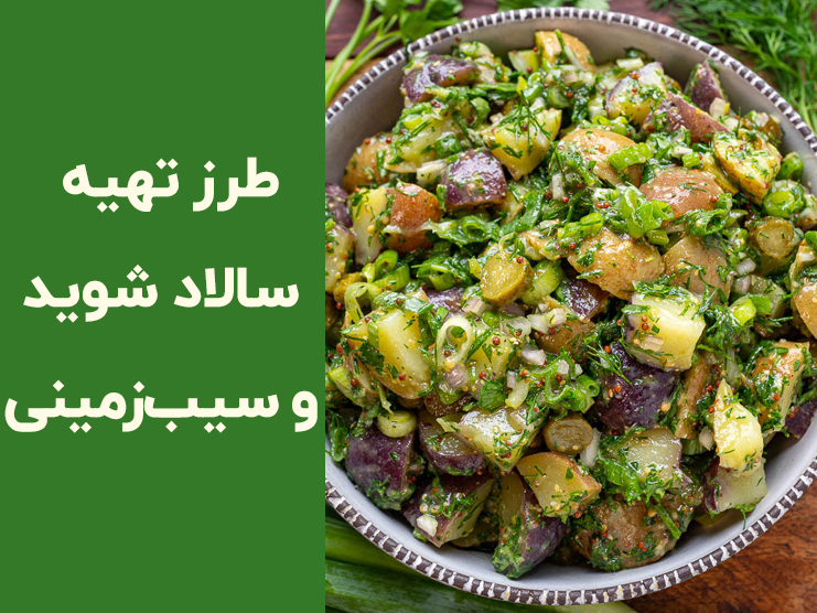 طرز تهیه سالاد سیب زمینی و شوید؛ فوت و فن یک سالاد خوشمزه و مجلسی