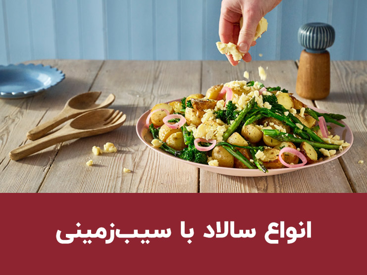 طرز تهیه انواع سالاد سیب زمینی؛ آموزش ۵ سالاد خوشمزه و مجلسی مرحله به مرحله
