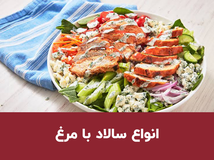 طرز تهیه انواع سالاد مرغ؛ آموزش ۶ سالاد خوشمزه و مجلسی با دستور مرحله‌به‌مرحله