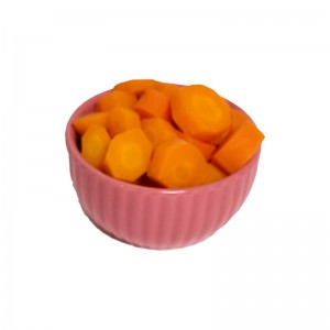 هویج خرد شده حلقه‌ای