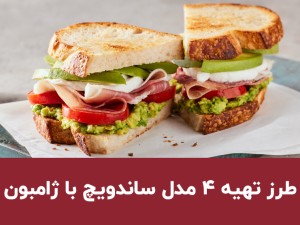 طرز تهیه انواع ساندویچ با ژامبون؛ ۴ مدل سرد و گرم برای هر سلیقه