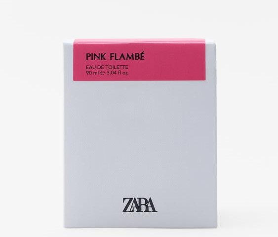 عطر و ادکلن زنانه پینک فلومب برند زارا  (   ZARA   -  PINK FLAMBE   )