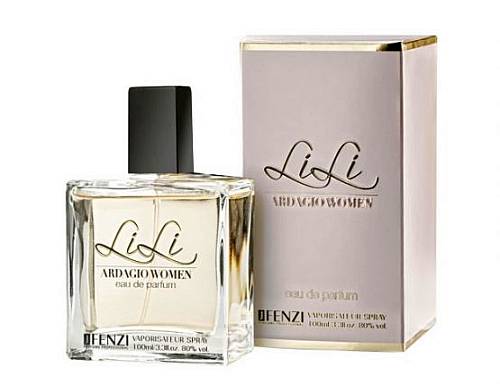 عطر و ادکلن زنانه لیلی آرداجیو برند جی فنزی  ( JFENZI  -  LILI ARDAGIO WOMAN )