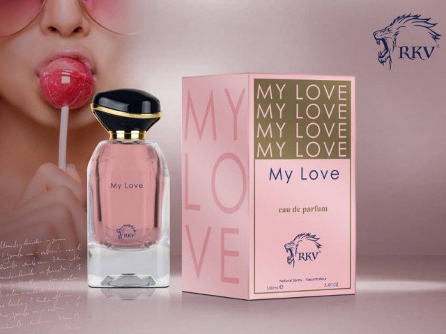 عطر و ادکلن زنانه مای لاو برند آر کی وی  (  RKV  - MY LOVE  )