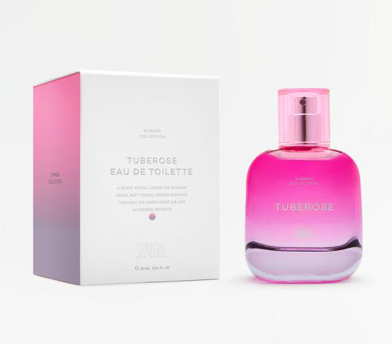 عطر و ادکلن زنانه تیوب رز سامر برند زارا  (  ZARA   -  TUBEROSE SUMMER    )