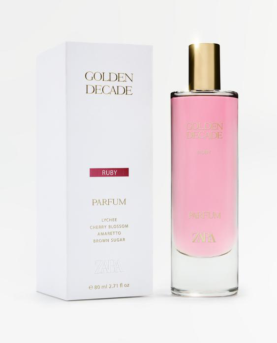 عطر و ادکلن زنانه گلدن دکید روبی برند زارا  (  ZARA   -  GOLDEN DECADE RUBY  )