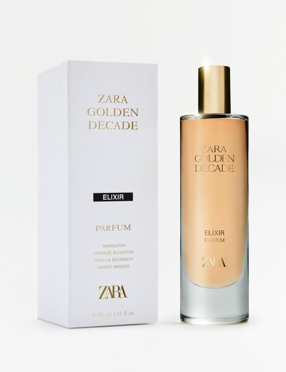عطر و ادکلن زنانه گلدن دکید الگزیر برند زارا  (  ZARA   -  GOLDEN DECADE ELIXIR   )