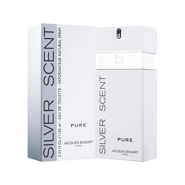 عطر و ادکلن مردانه سیلور سنت پیور برند جکز بوگارت   (  JACQUES BOGART  -  SILVER SCENT PURE     )