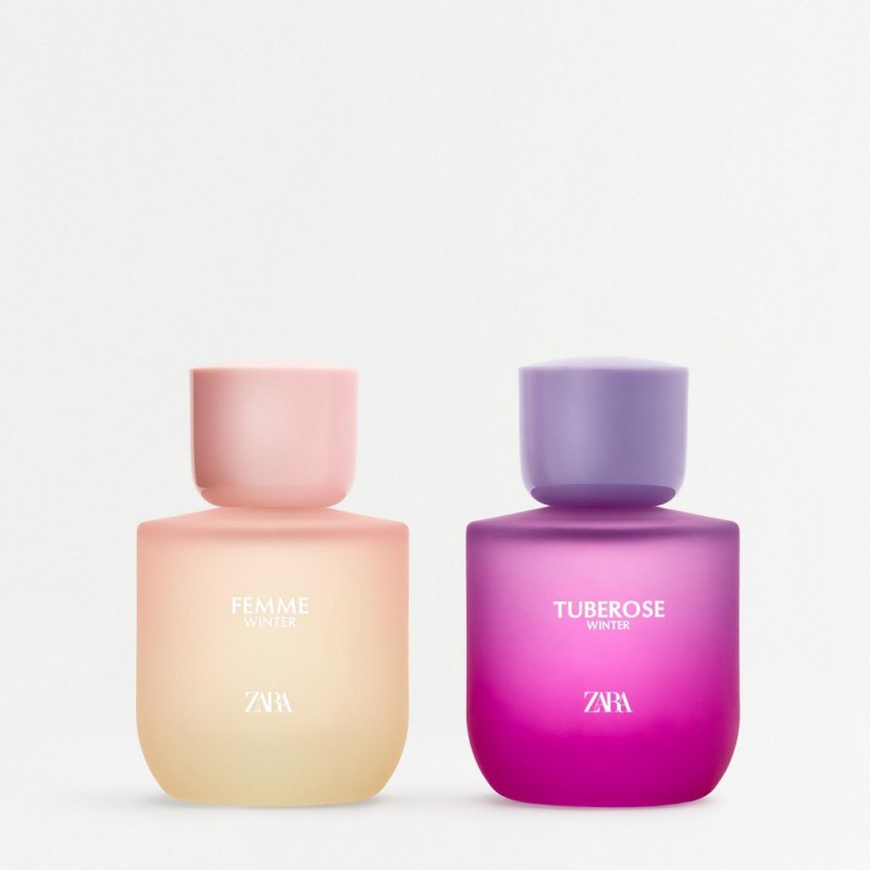 ست زنانه عطر و ادکلن تیوب رز وینتر - فم وینتر برند زارا  (   ZARA   -  TUBEROSE WINTER  -  FEMME WINTER   )