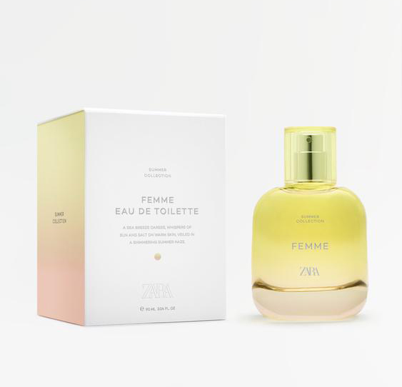 عطر و ادکلن زنانه فم سامر برند زارا  (  ZARA   -  FEMME SUMMER   )