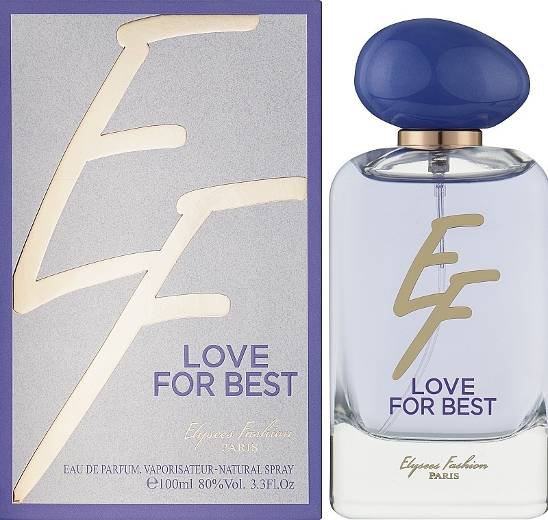 عطر و ادکلن زنانه لاو فور بست برند الیسیس فشن  ( ELYSEES FASHION -  LOVE FOR BEST   )