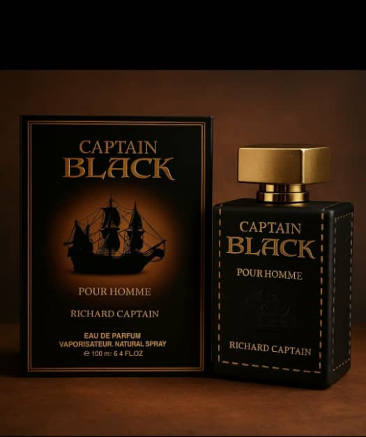 عطر و ادکلن مردانه کپتین بلک برند ریچارد کپتین  (  RICHARD CAPTAIN  -  CAPTAIN BLACK   )