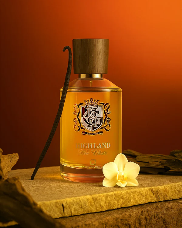 عطر و ادکلن زنانه هایلند هر الکسیر برند لینیه د بلا  (  LINEA DE BELLA  -  HIGHLAND HER ELIXIR    )