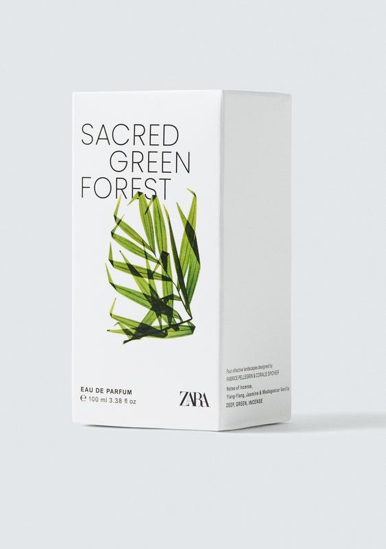 عطر و ادکلن زنانه و مردانه سیکرد گرین فارست برند زارا  (  ZARA   -  SACRED GREEN FOREST   )