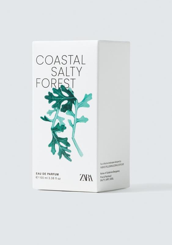 عطر و ادکلن مردانه کوستال سالتی فارست برند زارا  (  ZARA   -  COASTAL SALTY FOREST   )