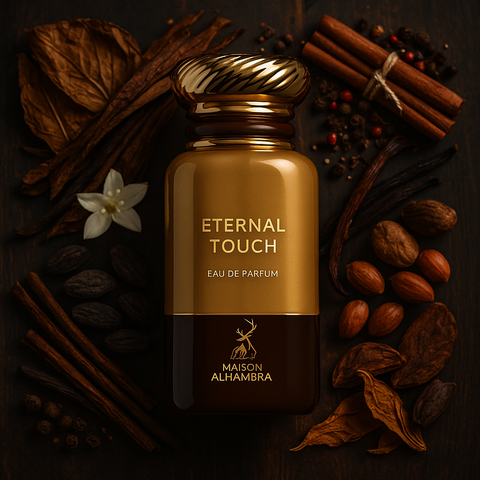 عطر و ادکلن زنانه و مردانه اترنال تاچ برند میسون الحمبرا  (  MAISON ALHAMBRA  -  ETERNAL TOUCH    )