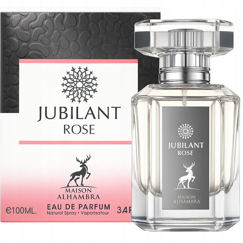 عطر و ادکلن زنانه جوبیلانت رز برند میسون الحمبرا  (  MAISON ALHAMBRA  - JUBILANT ROSE    )
