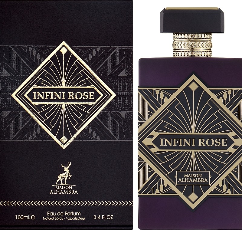 عطر و ادکلن زنانه و مردانه اینفینی رز برند میسون الحمبرا  (  MAISON ALHAMBRA  -  INFINI ROSE    )