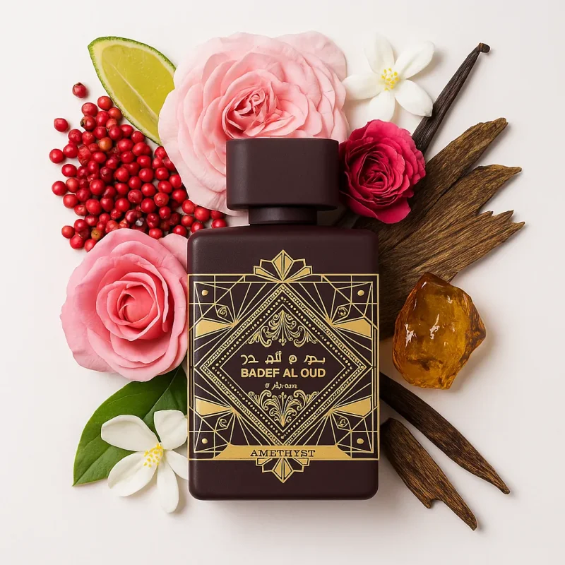 عطر و ادکلن زنانه و مردانه بدیع العود آمیتیست برند لطافه  (  LATTAFA  - BADE E AL OUD AMETHYST   )