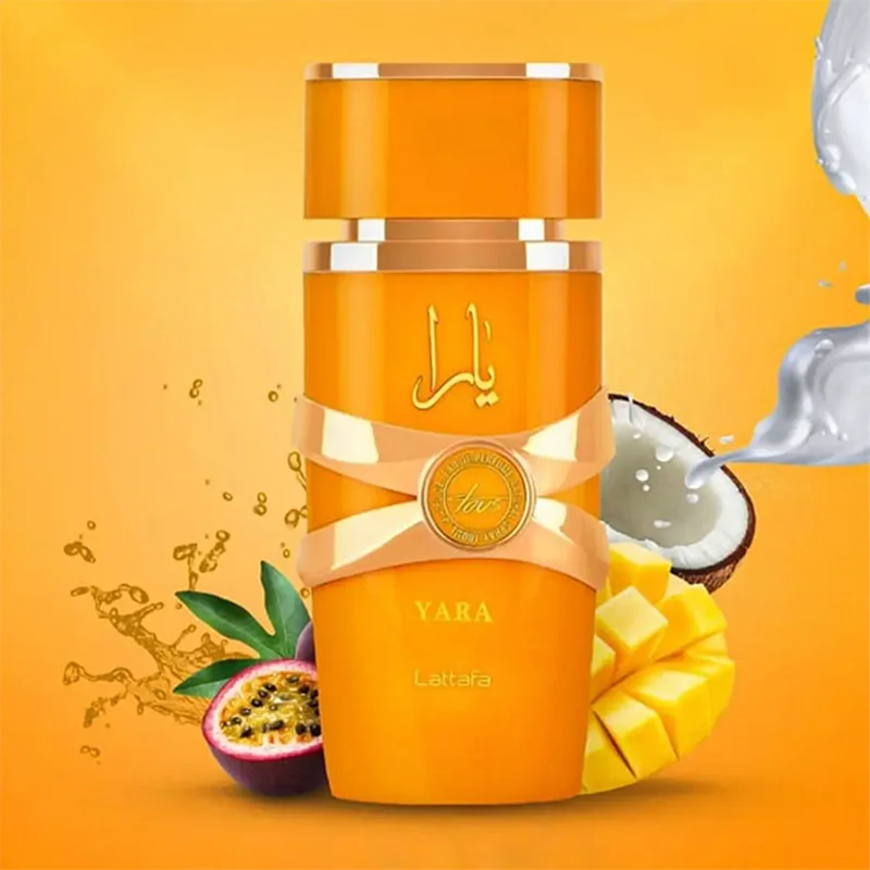 عطر و ادکلن زنانه یارا توس برند لطافه  (  LATTAFA  - YARA TOUS    )