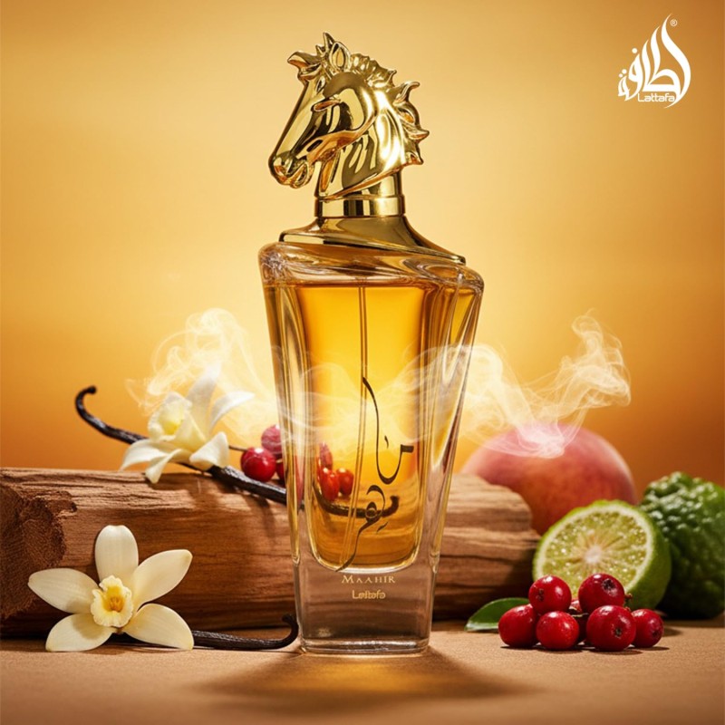 عطر و ادکلن زنانه و مردانه ماهر برند لطافه  (  LATTAFA  - MAAHIR    )