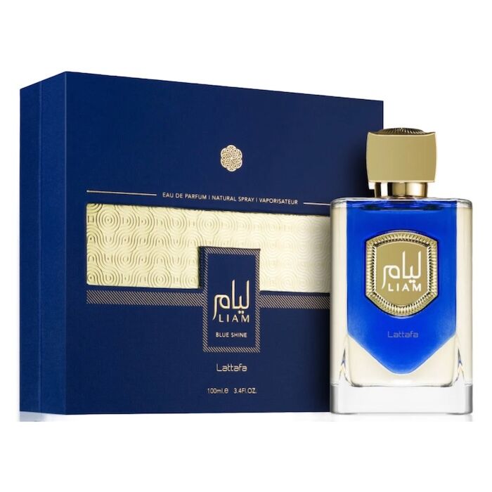 عطر و ادکلن زنانه و مردانه لیام بلو شاین برند لطافه  (  LATTAFA  - LIAM BLUE SHINE   )