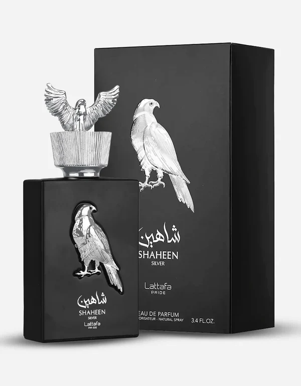 عطر و ادکلن زنانه و مردانه شاهین سیلور برند لطافه  (  LATTAFA  - SHAHEEN SILVER   )