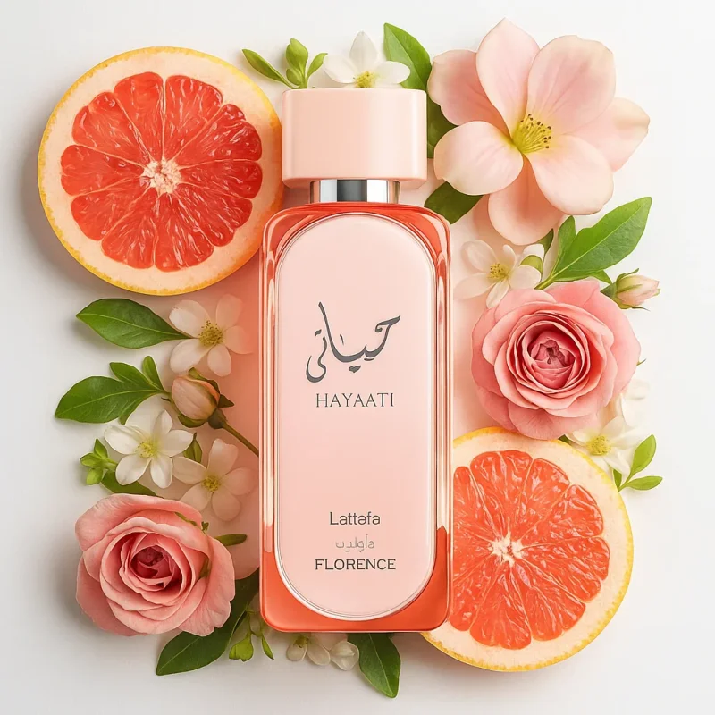 عطر و ادکلن زنانه حیاتی فلورنس برند لطافه  (  LATTAFA  - HAYAATI FLORENCE   )