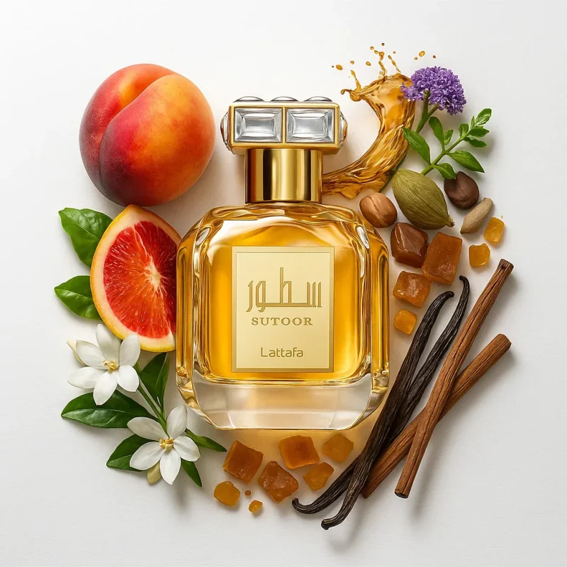 عطر و ادکلن زنانه سطور برند لطافه  (  LATTAFA  - SUTOOR   )
