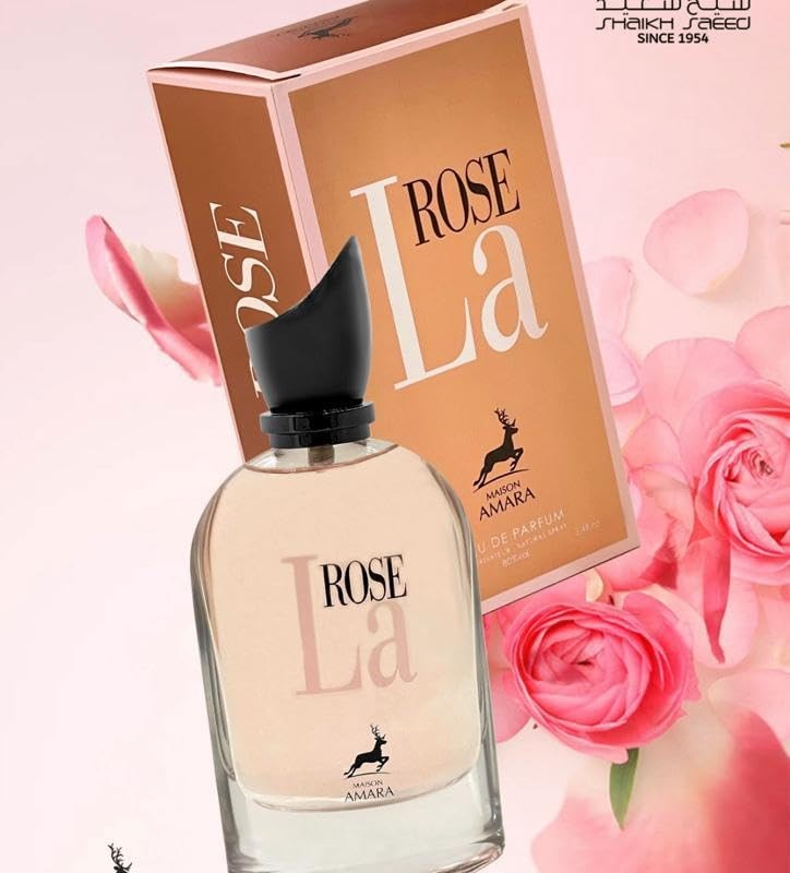 عطر و ادکلن زنانه لا رز برند میسون آمارا  (  MAISON AMARA   -  LA ROSE   )