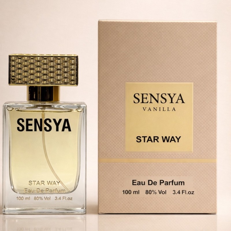 عطر و ادکلن زنانه و مردانه سنسیا وانیلا برند استار وی  (  STAR WAY   -  SENSYA VANILLA   )