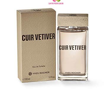 عطر و ادکلن مردانه کوییر وتیور برند ایوروشه  (   YVES ROCHER   -  CUIR VETIVER   )