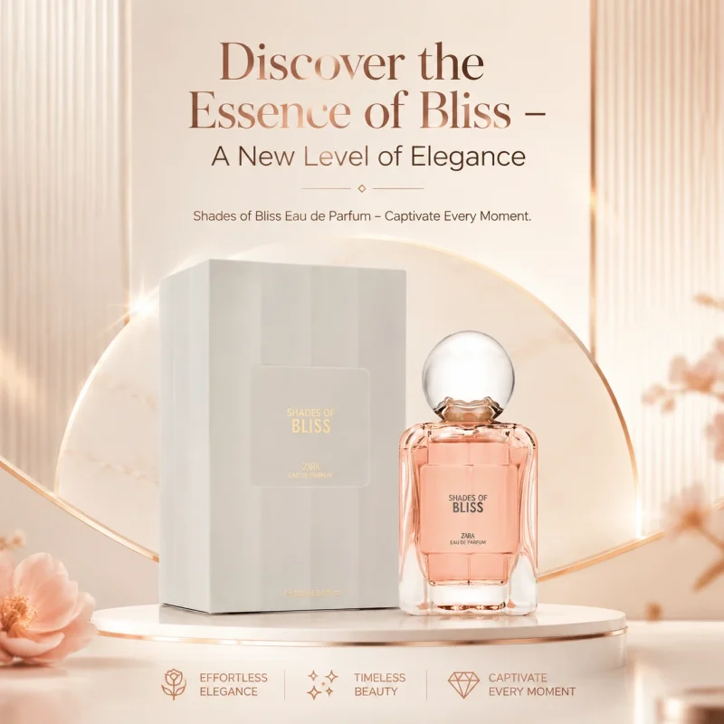 عطر و ادکلن زنانه شیدز آف بلیس برند زارا  (  ZARA   -  SHADES OF BLISS   )