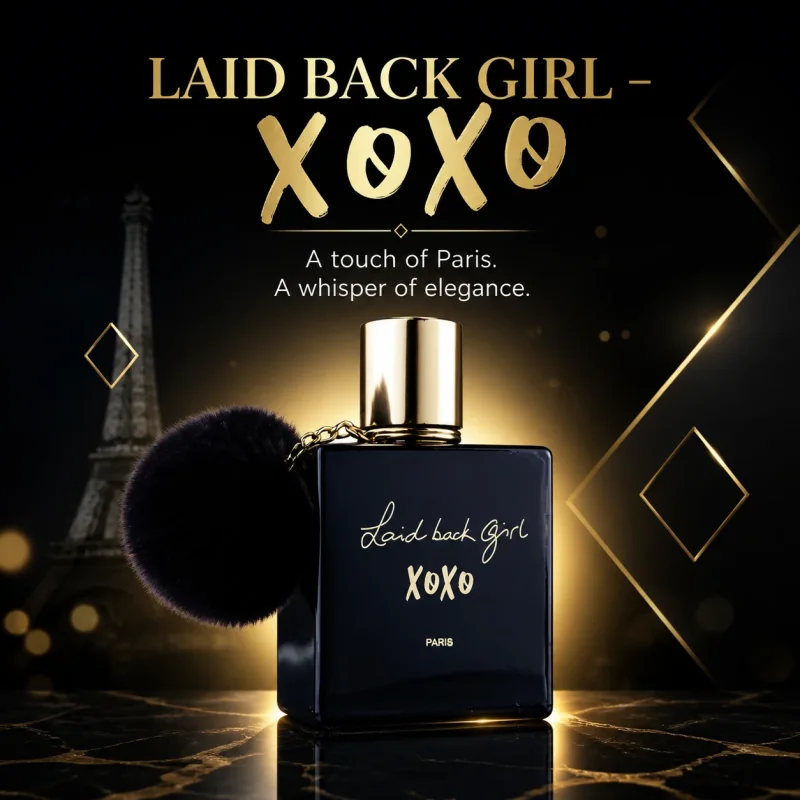 عطر و ادکلن زنانه لید بک گرل بلک برند جیپارلیس (  GEPARLYS  -   LAID BACK GIRL BLACK    )