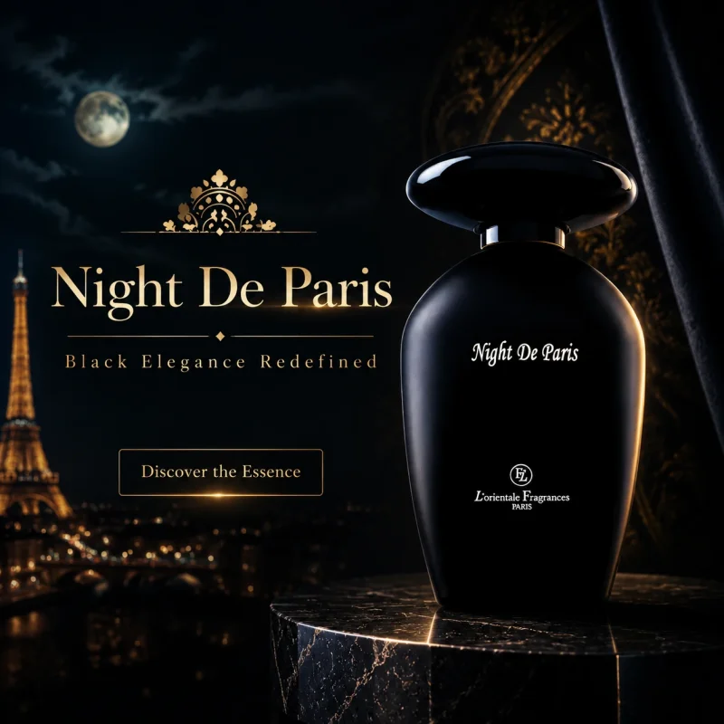 عطر و ادکلن مردانه نایت د پاریس بلک برند اورینتال فرگرنسز  (  L ORIENTALE FRAGRANCES  -  NIGHT DE PARIS BLACK     )