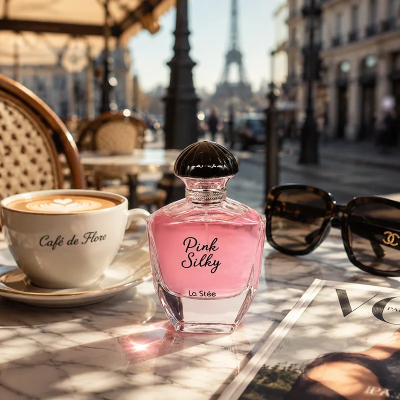 عطر و ادکلن زنانه پینک سیلکی برند لا استی  (   LA STEE  -  PINK SILKY    )