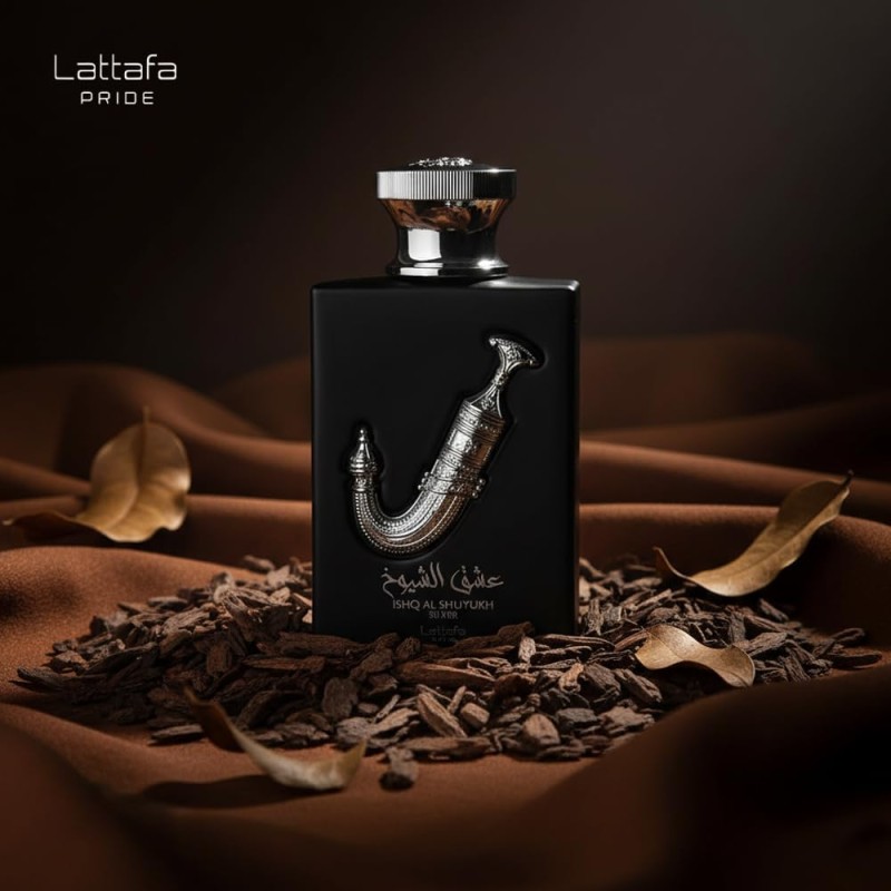 عطر و ادکلن زنانه و مردانه عشق الشیوخ سیلور برند لطافه  (  LATTAFA  - ISHQ AL SHUYUKH SILVER   )