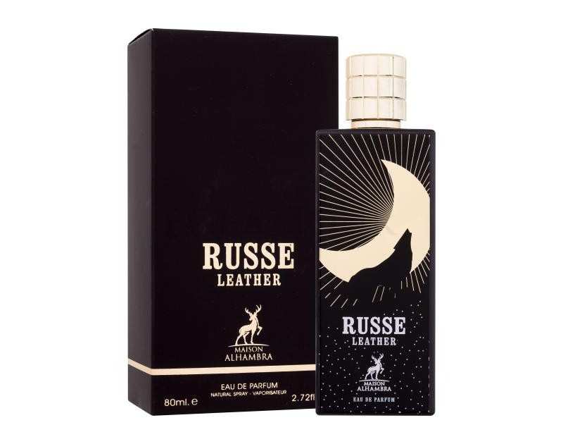 عطر و ادکلن زنانه و مردانه روس لدر برند میسون الحمبرا  (  MAISON ALHAMBRA  - RUSSE LEATHER   )