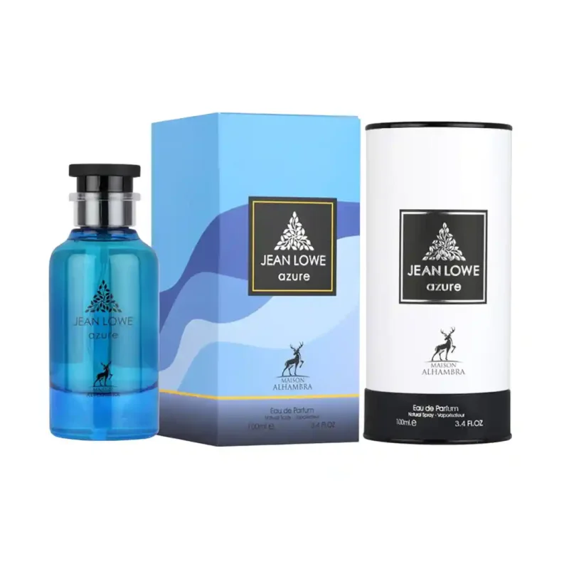 عطر و ادکلن زنانه و مردانه جین لو آزور برند میسون الحمبرا  (  MAISON ALHAMBRA  -  JEAN LOWE AZURE      )