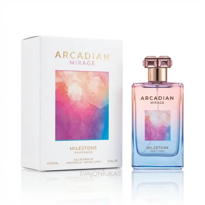 عطر و ادکلن زنانه و مردانه آرکادیان میراژ برند مایلستون  (  MILESTONE   -  ARCADIAN MIRAGE   )