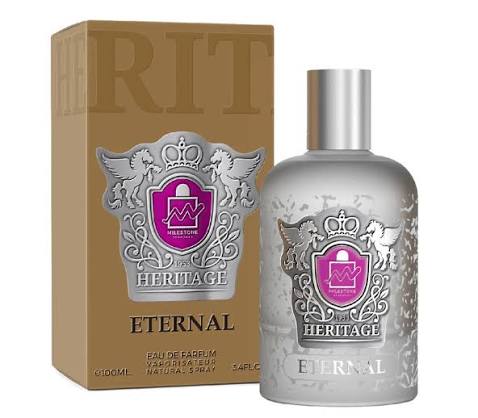 عطر و ادکلن زنانه و مردانه هریتیج اترنال برند مایلستون  (  MILESTONE   -  HERITAGE ETERNAL   )