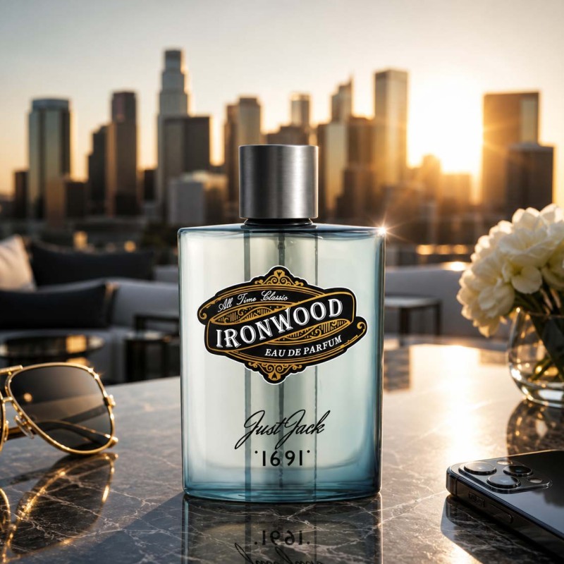 عطر و ادکلن مردانه آیرون وود برند جاست جک  (  JUST JACK  -  IRONWOOD  )