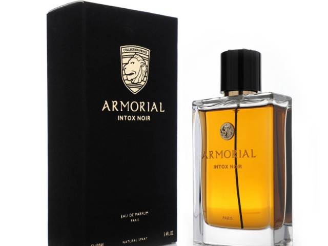 عطر و ادکلن مردانه آرموریال اینتاکس نویر برند جی پارلیس  (  GEPARLYS -  ARMORIAL INTOX NOIR     )