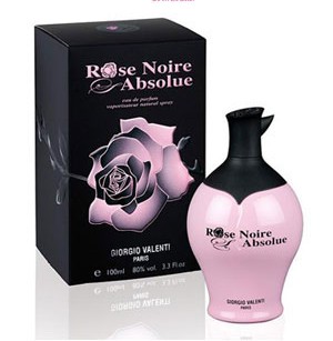 عطر زنانه رز نویر ابسولوت برند جورجیو والنتی  ( GIORGIO VALENTI  -  ROSE NOIRE ABSOLUTE   )