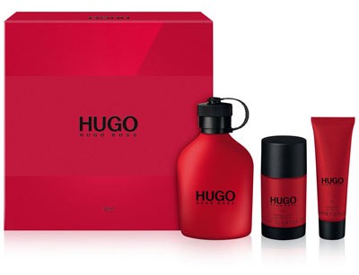 ست مردانه هوگو رد 3 تیکه  برند هوگو باس  (  HUGO BOSS  -  HUGO RED 3.P SET   )