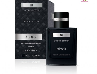 عطر مردانه کریستال ادیشن بلک  برند جکز باتینی  (  JACQUES BATTINI  -  CRYSTAL EDITION BLACK     )