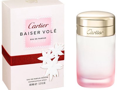 عطر زنانه  بیسر ول فرش  برند کارتیر  (  CARTIER  -  BAISER VOLE EAU DE PARFUM FRAICHE    )