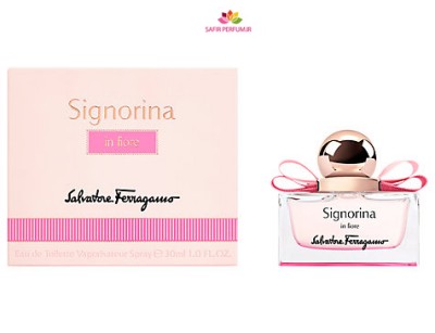 عطر زنانه سیگنورینا این فیوره  برند سالواتوره  فراگامو  (   SALVATORE  FERRAGAMO  -    SIGNORINA IN FIORE    )